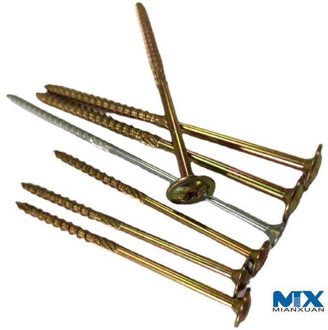 Tornillos largos para aglomerado Torx/pH con cabeza de oblea o cabeza avellanada