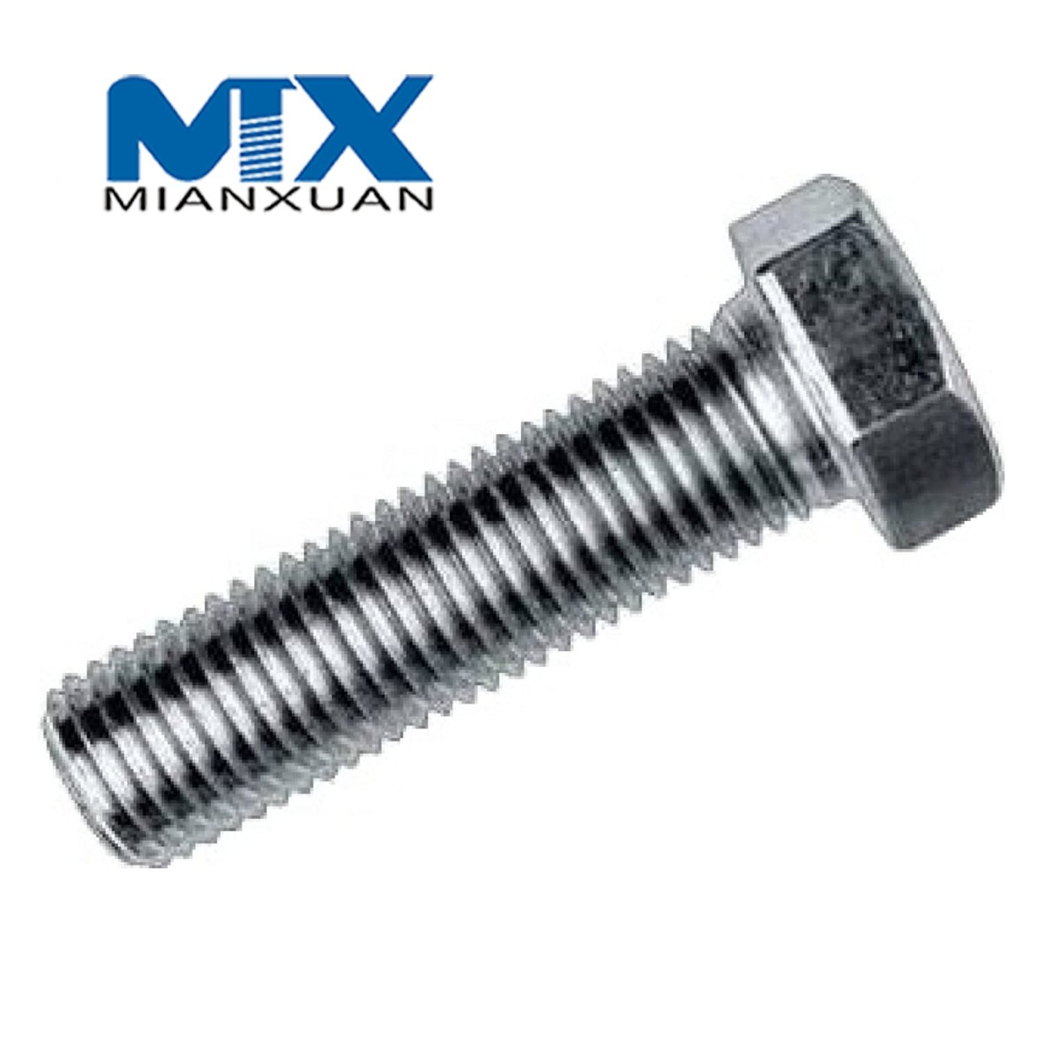 Inoxidable A2 A4 304 316 A2-70 A2-80 Perno hexagonal DIN933 Perno hexagonal 933 M24 M30 M36 M42 M48