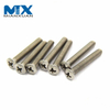 304 tornillos de cabeza avellanada elevada Phillip de acero inoxidable 316 DIN966