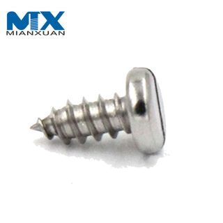 Tornillos autorroscantes ranurados de cabeza troncocónica DIN7971