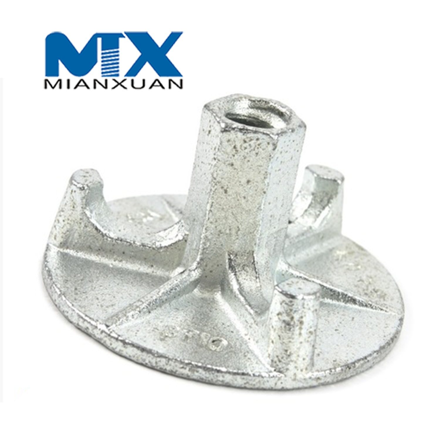 Encofrado de andamio Accesorios del sistema de fundición forjada Encofrado de andamio Tuerca redonda cuadrada de anclaje con precio de fábrica Encofrado de tirante