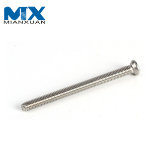 Tornillo de cabeza avellanada elevada galvanizado ranurado DIN924 DIN964