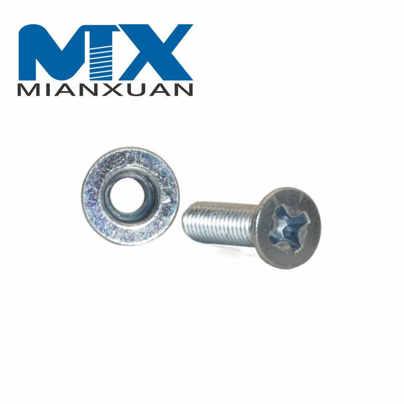 Tornillo de cabeza plana avellanada con tornillos ranurados de acero inoxidable 304