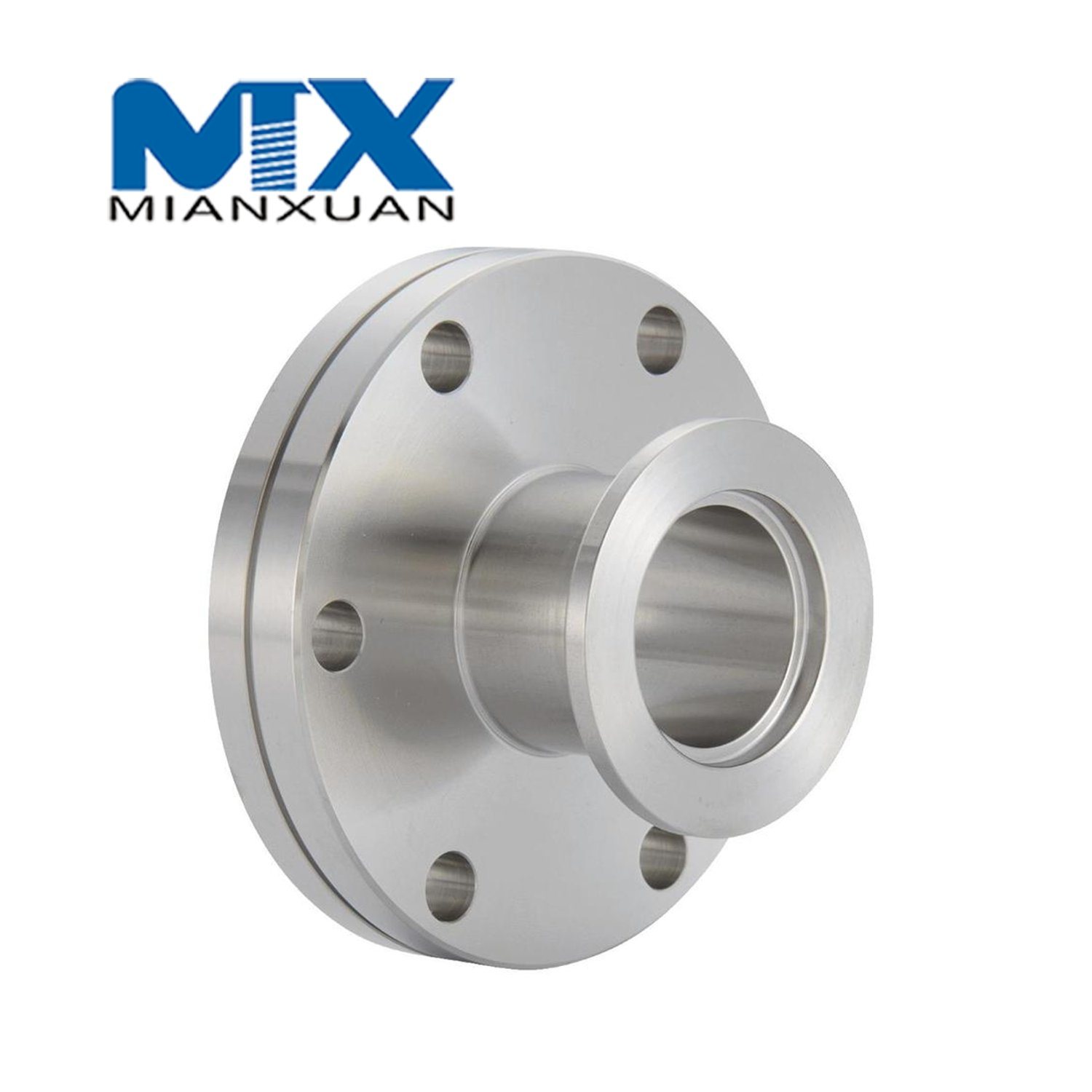 Brida reductora de precisión de aluminio y acero inoxidable de metal CNC