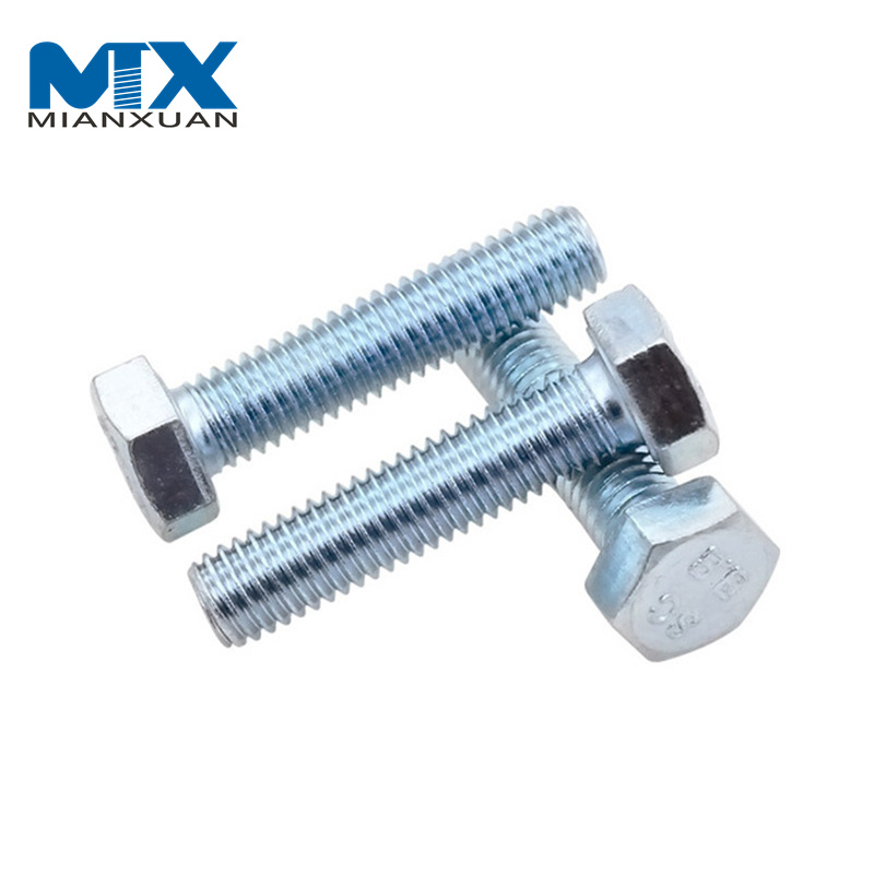 Pernos Pernos de alta resistencia ASME/ANSI B 18.2.1 ASTM A325 A193 B8 1/2'' 2'' Pernos hexagonales pesados ​​de acero inoxidable
