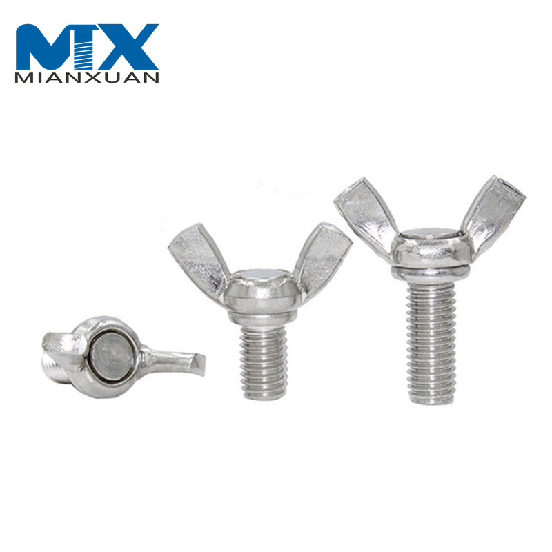 Tornillos de mariposa DIN316 de alta calidad al por mayor Tornillo de mariposa Tornillo de ala OEM DIN316