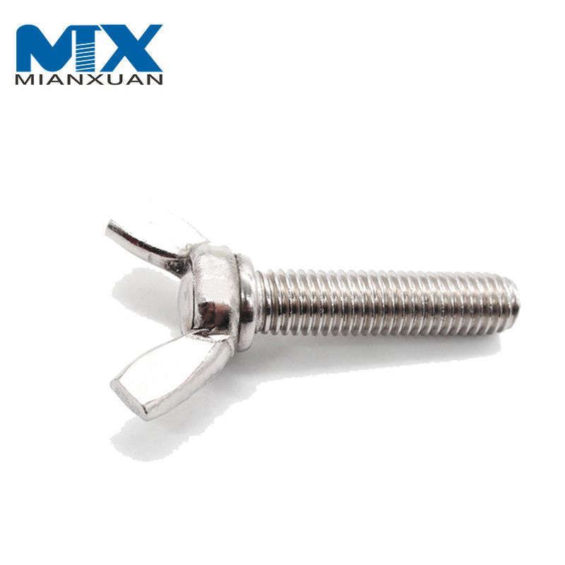 Tornillos de mariposa DIN316 de alta calidad al por mayor Tornillo de mariposa Tornillo de ala OEM DIN316