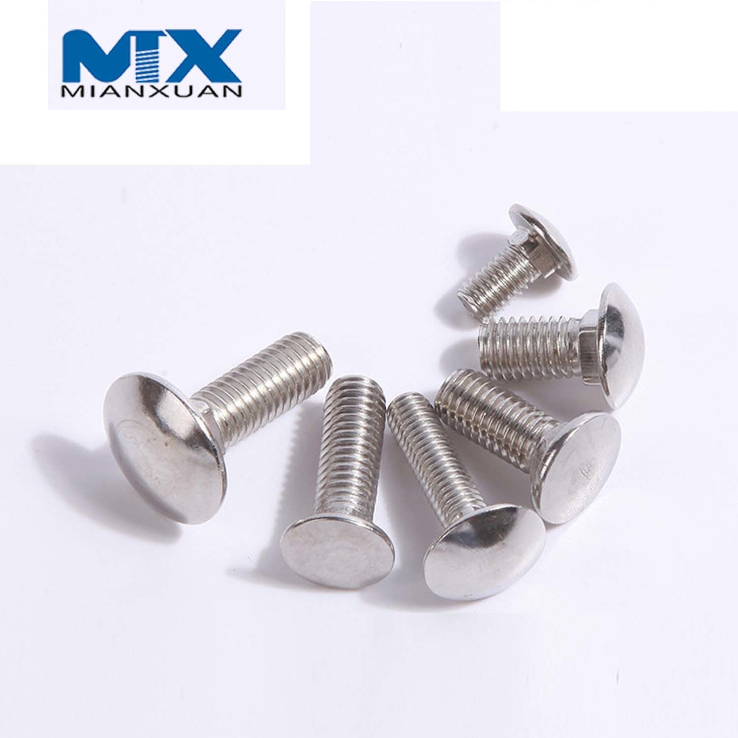 Perno de tornillo de máquina DIN603 de acero inoxidable