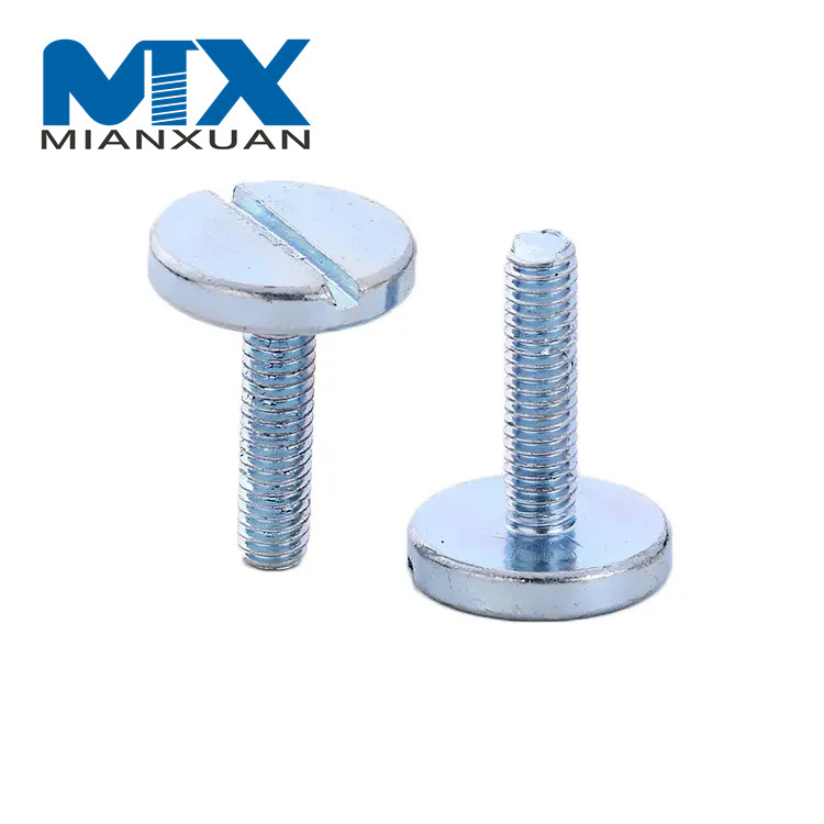 Tornillos de cabeza cilíndrica ranurada grande Tornillos de cabeza ranurada con cabeza grande