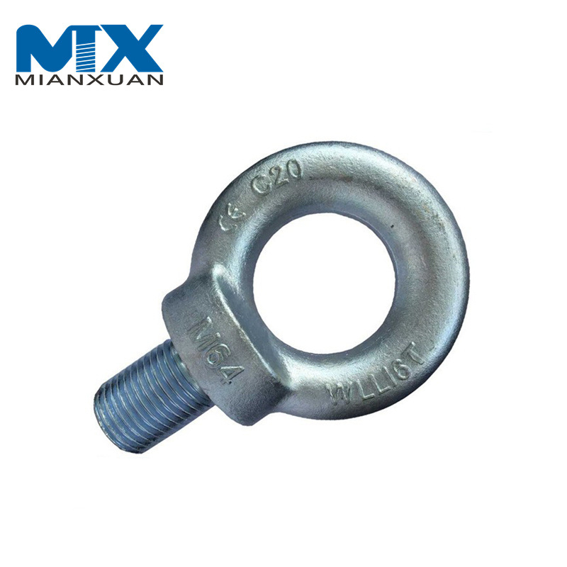 Hardware de aparejo de alta resistencia Perno de argolla de acero inoxidable DIN580