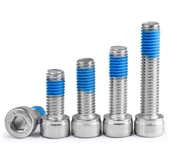 Tornillos o Pernos con Nyloc Blue