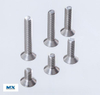 Tornillos de cabeza avellanada con casquillo hexagonal y capacidad de carga reducida