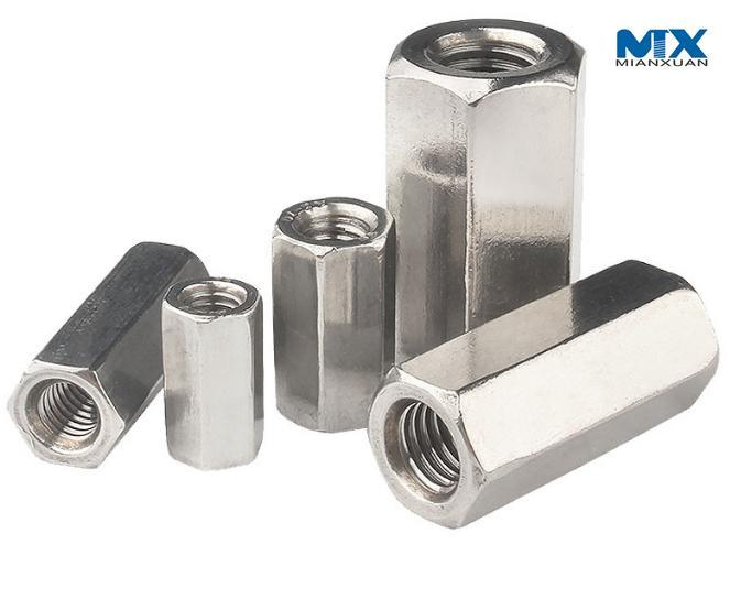 Tuercas de acoplamiento hexagonales de acero inoxidable estándar ASTM ASME Us
