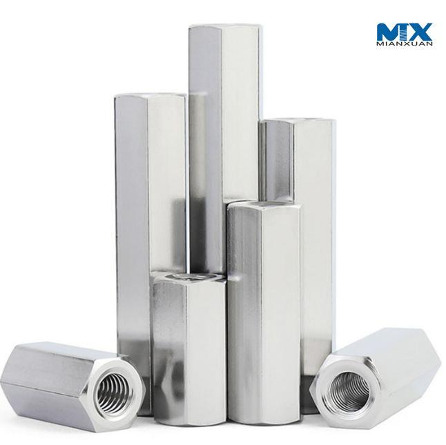 Tuercas de acoplamiento hexagonales de acero inoxidable estándar ASTM ASME Us