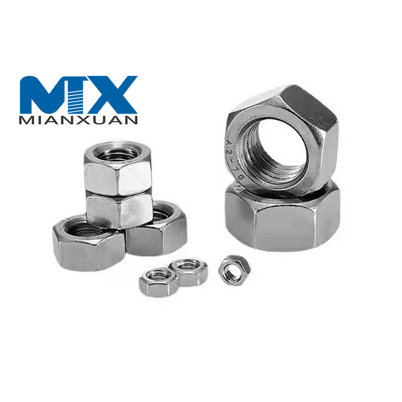 Tuerca hexagonal hexagonal ISO4032 de zinc negro de acero inoxidable al por mayor de fábrica