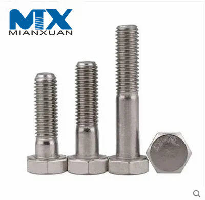 Tornillo con cabezal hexagonal Perno Pernos de vástago de ajuste hexagonal