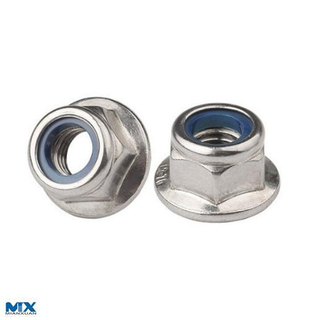 Tuercas hexagonales de par predominante con brida y con inserto no metálico