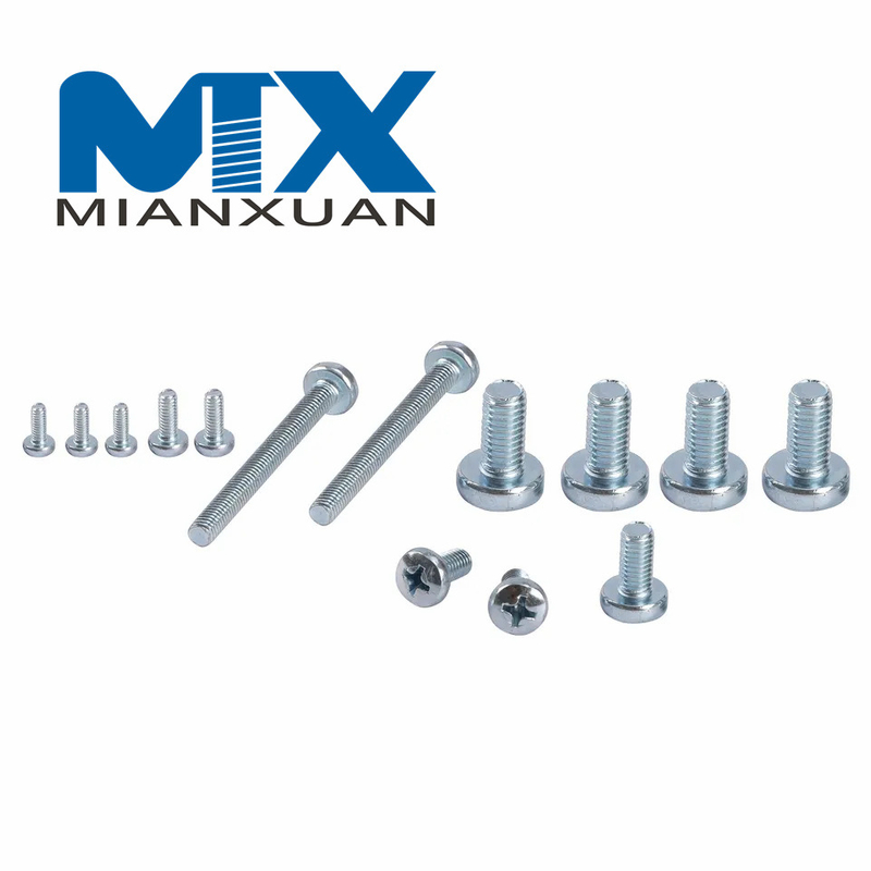 Tornillos de máquina con tornillo cruzado Phillips Pan Head DIN7985