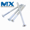 Tornillo para madera de cabeza plana Phillips de acero inoxidable