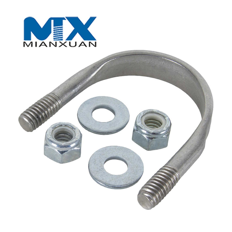 Sujetador de tuercas y pernos en U grandes de acero inoxidable SS316 SS304