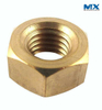 Tuercas hexagonales de latón para tuberías