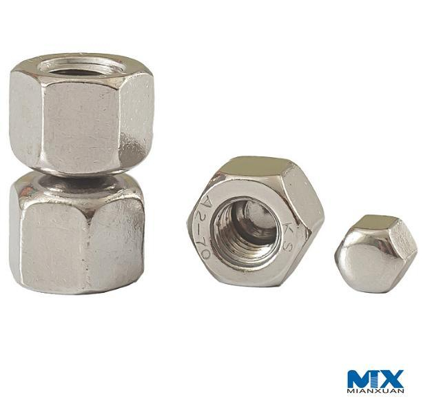 Tuercas ciegas hexagonales, tipo bajo