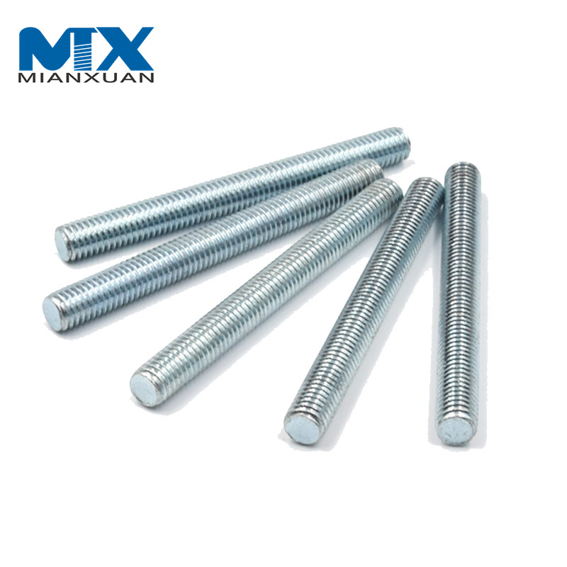 M14*2*3000mm 4,8 8,8 10,9 Barra roscada completa de acero inoxidable SS304 DIN975 varillas de rosca