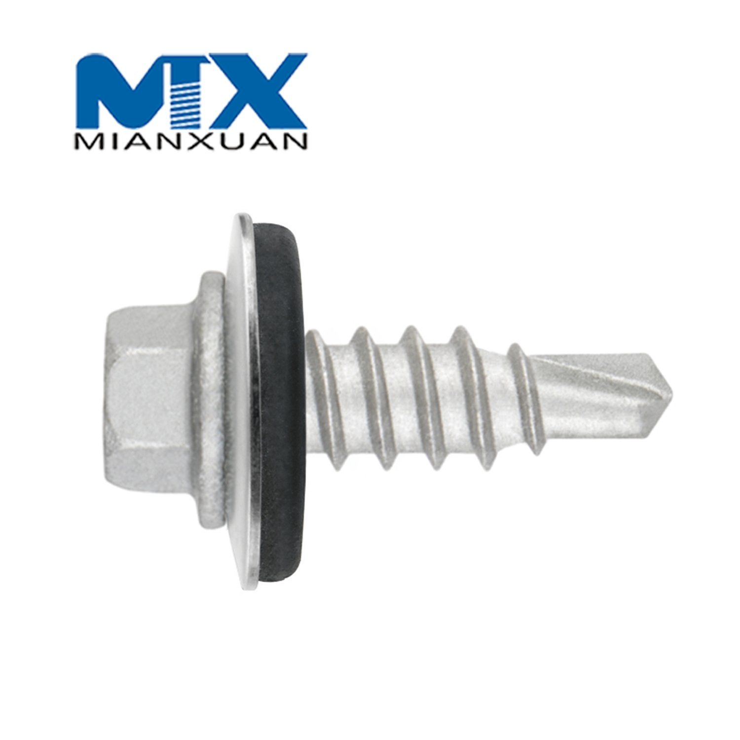 Tornillo bimetálico Autoperforante Tornillo autorroscante bimetálico con EPDM
