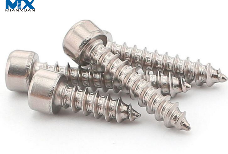 Tornillos para madera con cabeza hueca hexagonal