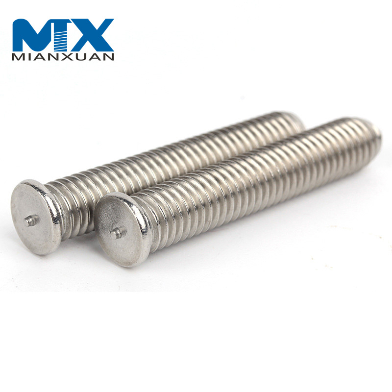 Perno prisionero de soldadura del aluminio del acero inoxidable ISO13918 tipo PT DIN32501 para la descarga del condensador