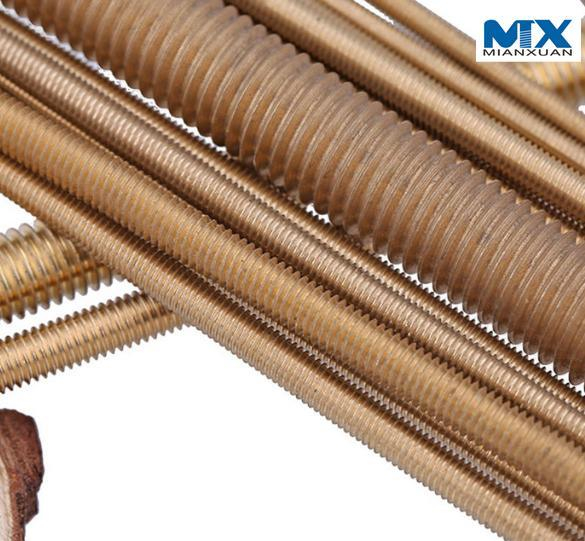 Varillas roscadas de latón para construcción