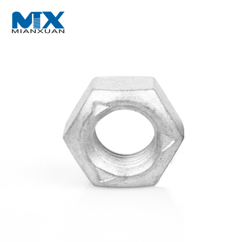 Tuerca de fijación del hex. del óxido del negro del acero de carbono DIN980V todo el tipo del esfuerzo de torsión predominante del metal
