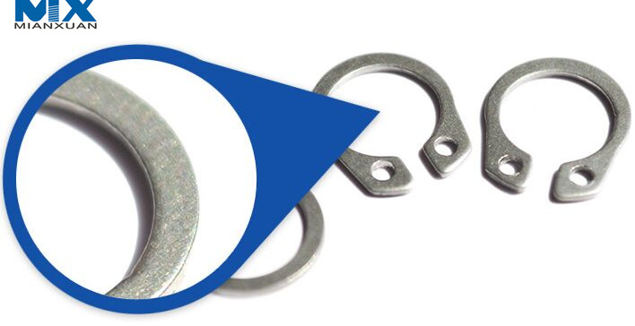 Anillos de retención para ejes - Tipo normal