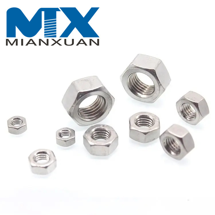 Tuerca hexagonal de acero inoxidable Disfrute de un servicio más conveniente