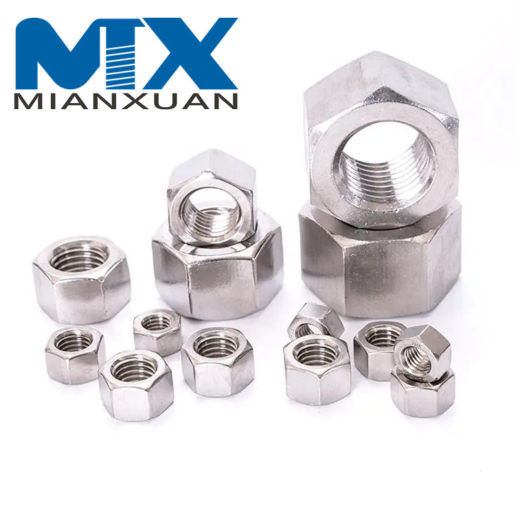 Tuerca hexagonal de acero inoxidable Disfrute de un servicio más conveniente