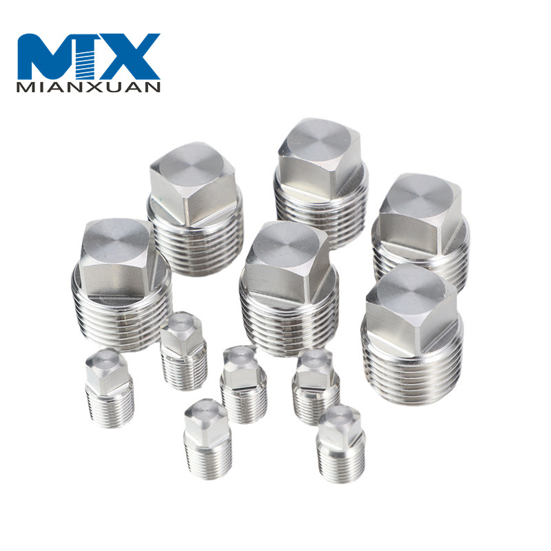 Tapones de tubo de cabeza hexagonal de rosca cónica DIN909 con alta calidad
