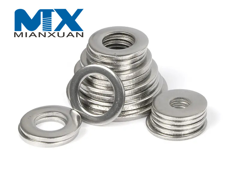 Arandela plana DIN125A de metal de acero inoxidable SS316