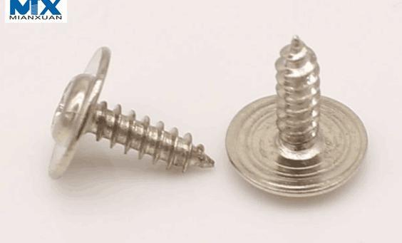 Tornillos autorroscantes/perforantes de cabeza redonda grande especiales