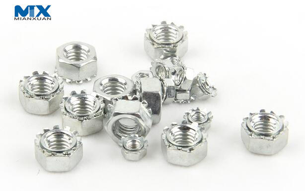 Tuercas de seguridad K de cabeza hexagonal para muebles o construcción