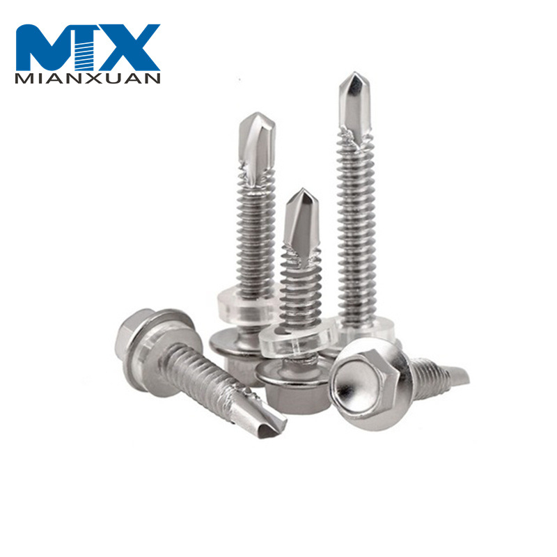 4,2*19 mm (#8*3/4 ') tornillos de cabeza plana galvanizados Csk tornillos autoperforantes C1022A precio barato