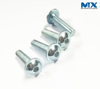 Tornillos de cabeza de botón hexagonal con collar