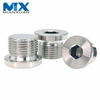 M10 M12 M16 Acero inoxidable A2 A4 Tapón de tornillo con cabeza hexagonal DIN908