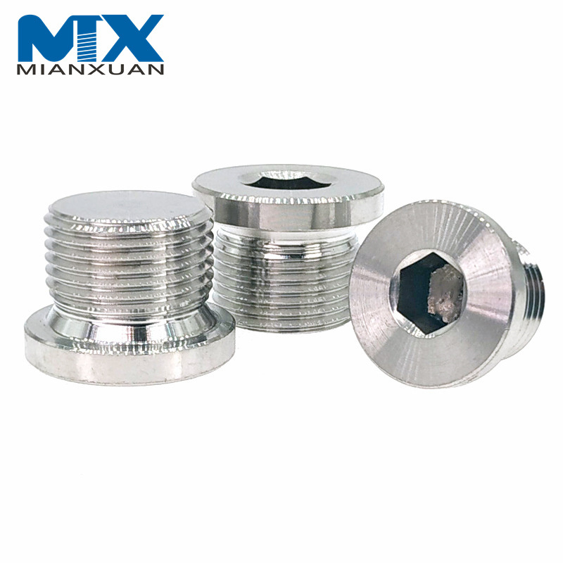 M10 M12 M16 Acero inoxidable A2 A4 Tapón de tornillo con cabeza hexagonal DIN908