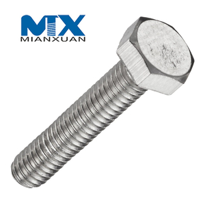 Acero al carbono 4,8 8,8 10,9 12,9 Perno hexagonal de acero dulce ISO4017 Perno hexagonal 4017 M10 M12 M14 M16 M20 HDG Galvanizado en caliente