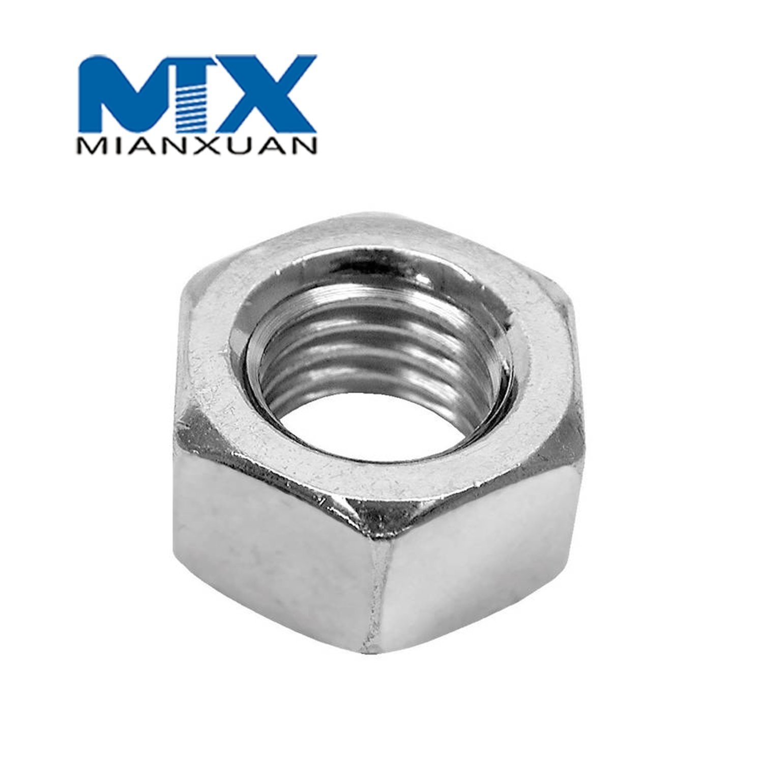 Acero al carbono 4,8 8,8 10,9 12,9 Tuerca hexagonal de acero dulce DIN 562 557 Tuerca hexagonal DIN557 DIN562 M24 M30 M36 M42 M48 Zinc negro liso Galvanizado