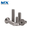 Tornillos de cabeza avellanada hexagonal de acero inoxidable 304 de gran cantidad M8 DIN7991