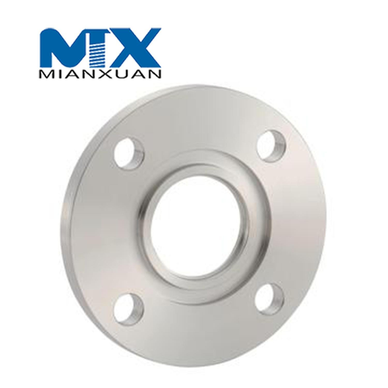Metal, carbono, acero inoxidable, titanio, placa de brida plana, deslizamiento en manga, soldadura, torno CNC, servicio de bridas de mecanizado