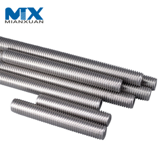 Pernos prisioneros de Rods del hilo del extremo del doble del acero de carbono de DIN976 8,8 A193 B7