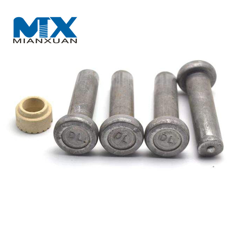 Venta caliente de clavos de soldadura de cabeza cilíndrica para estructuras de acero
