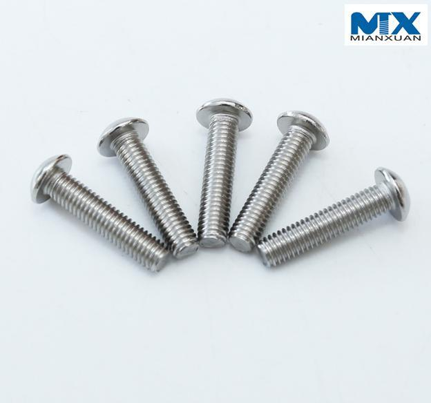 Tornillos de cabeza de botón hexagonal de acero inoxidable